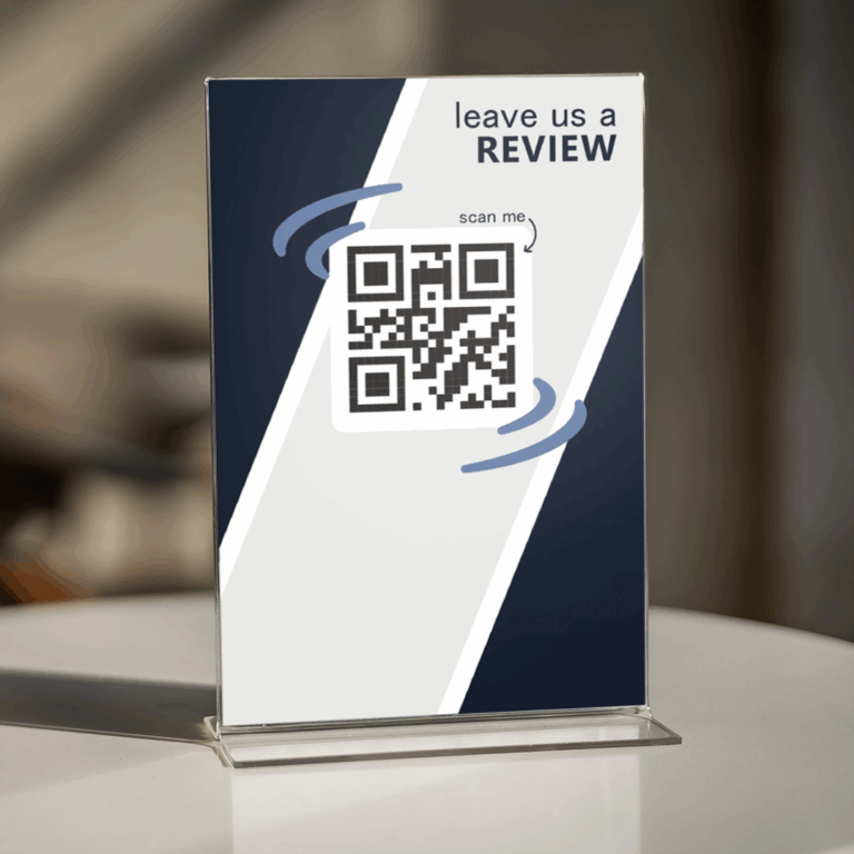 #7 – The Countertop QR Stand Gets the Job Done (and Then Some)