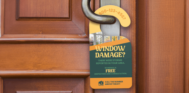 #1 – Door Hangers Take the Crown